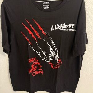 Othr Black and Red Graphic Tee